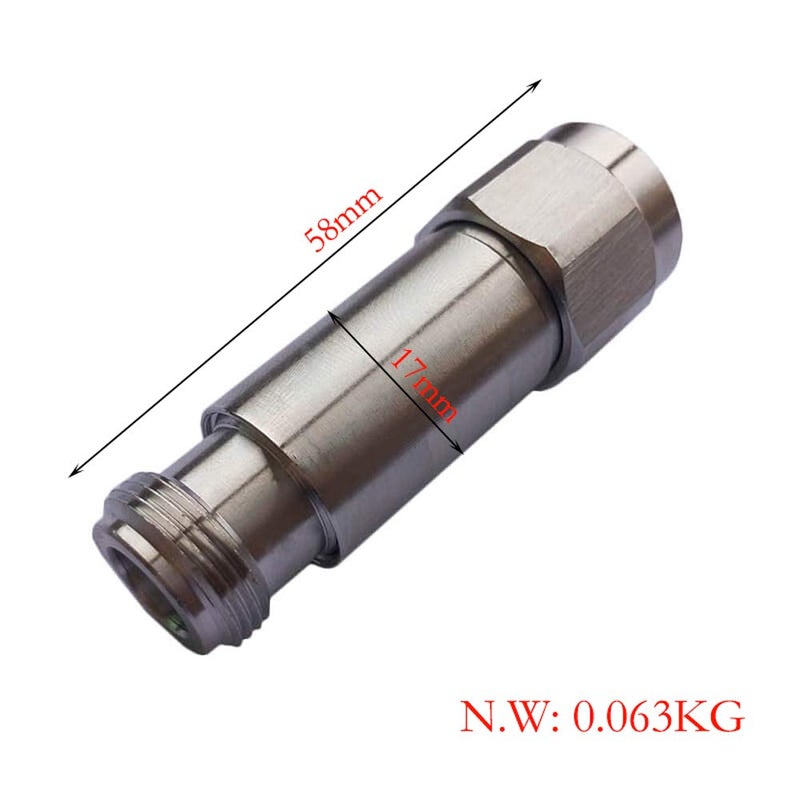 BECEN 2W N DC Block,50 Ohm Coaxial DC Blocker,3GHz N Type Connector,Stops DC Current for RF Systems, Antennas,Test Equipment (2 Watts, 3GHz, N Type) - Image 4